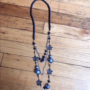 Star Crystal Beads Chain Necklace